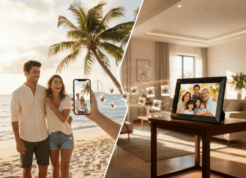 MemFrame WiFi photo frame and its seven core benefits
