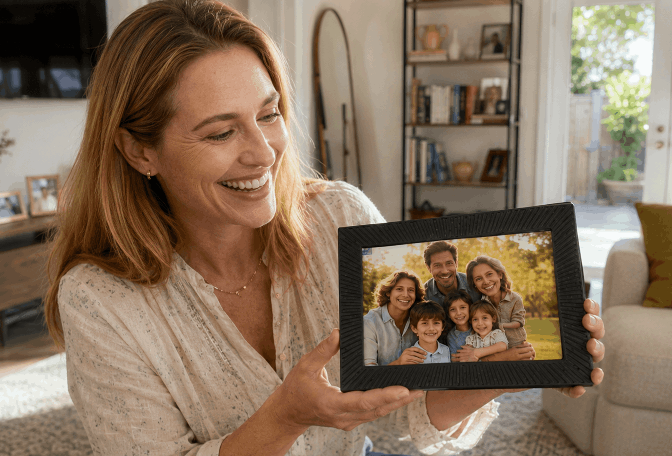 MemFrame WiFi photo frame benefits overview